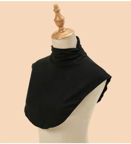Hijab de Cuello de Algodón Modal Suave de Una Pieza